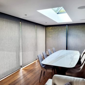 custom made roller blinds for dinning room in dubai by dubai blinds and curtain shop