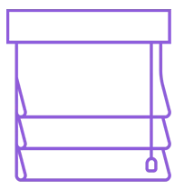 roman blinds icon